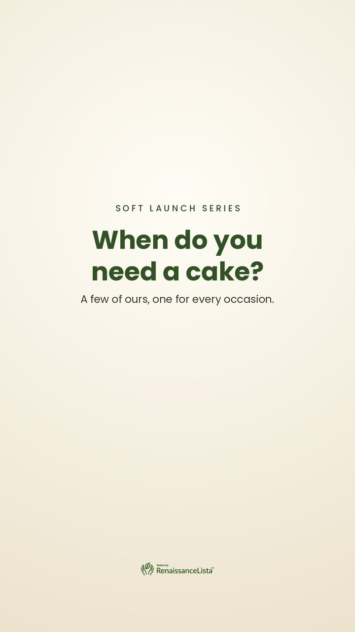Bakes by RenaissanceLista: When do you need a cake?